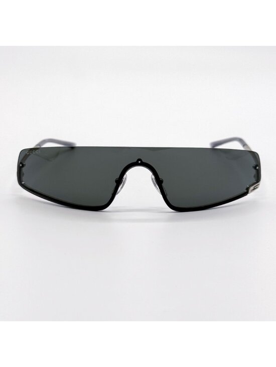 NEW GUCCI SUNGLASSES GG1561S 001 SILVER SHIELD UNISEX GUCCI EYEWEAR main image 10